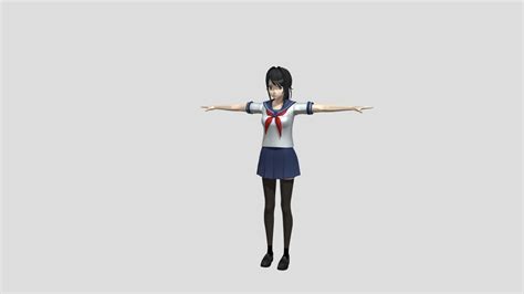 Yandere Simulator Download Free 3d Model By Everything Love Her