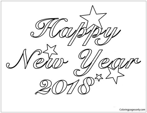 Words hope coloring book encouragement pdf download ideas but the fruit of the spirit is love, joy, peace, patience, kindness, goodness 2018 Happy New Year Coloring Page - Free Coloring Pages Online