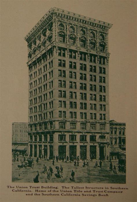 The Union Trust Building Los Angeles From An Auto Part3 On
