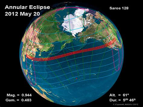 Nasa Annular Solar Eclipse Of 2012 May 20