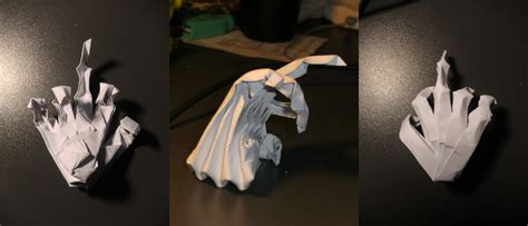 Origami Skeleton Hand By Yann Hedan On Deviantart
