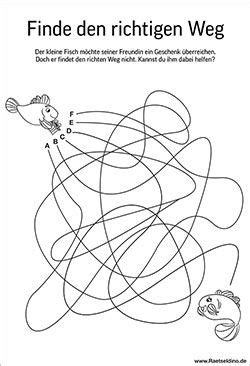 Kinderkreuzworträtsel mit lösung zum ausdrucken. Finde den richtigen Weg - Rätsel für Kinder | Rätsel für ...