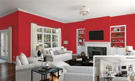 25 Of The Best Red Paint Color Options For Living Rooms