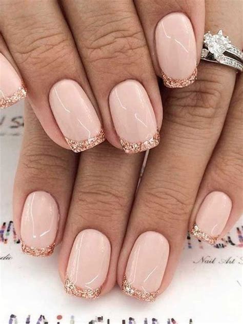 French Tip Nail Designs With Diamonds