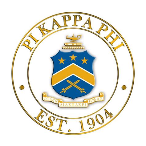 Pi Kappa Phi Circle Crest Shield Decal Sale 695 Greek Gear®