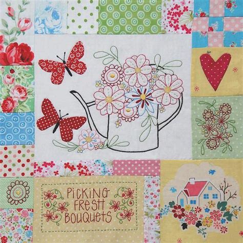 Leannes House Embroidered Quilts Embroidery Works Quilts
