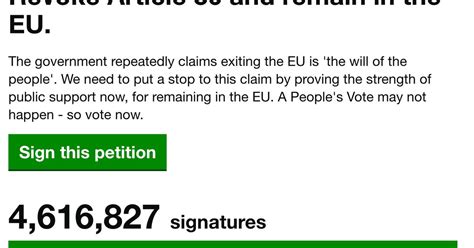 Woman Who Launched Record Breaking Stop Brexit Petition Receives