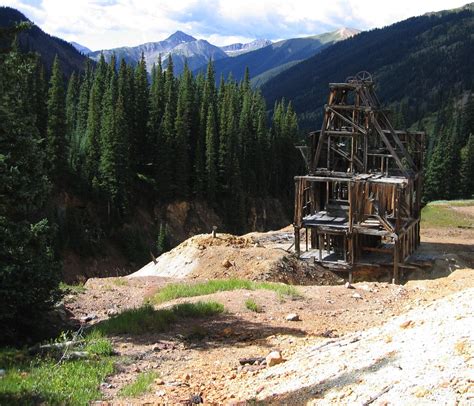 Abandoned Mining Dredge At The Silver Ledge Mine In The Area Of Upper