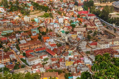 Antananarivo Cityscape Tana Capital Of Madagascar French Name