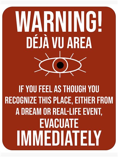 Deja Vu Area Sticker For Sale By Viovanhelsing Redbubble