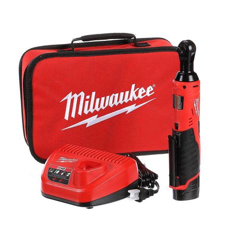 Milwaukee Tool M12 Cordless 38 Inch Ratchet Kit The Home Depot Canada