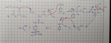 Mechanism Of Synthesis Reaction Of Acetanilide From Acetic Anhydride