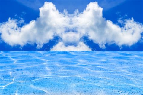 Shining Blue Water Ripple Background Stock Photo Image Of Holiday