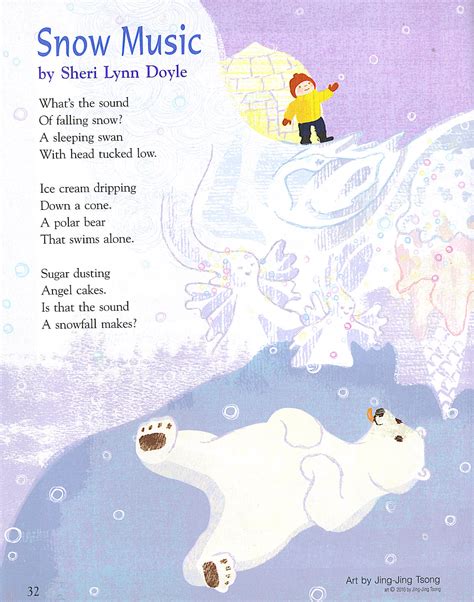 Sheri Doyle Poetry Friday Snow Music