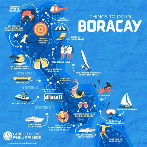 Boracay Map Things To Do Boracay Philippines Travel Boracay Map