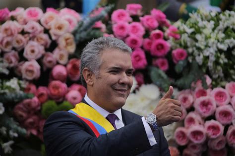 Kolumbien Iván Duque Als Präsident Vereidigt