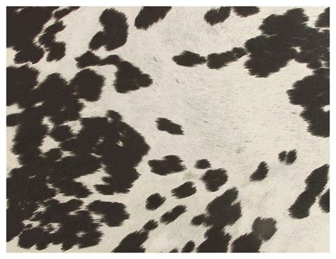 Black And White Faux Cow Hide Fabric Cowhide Southwestern