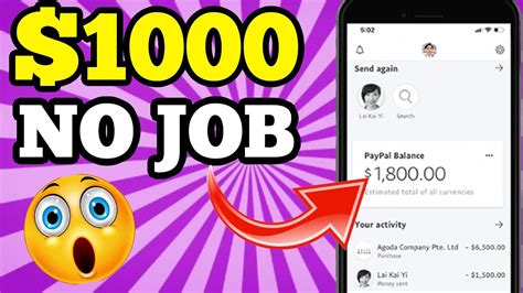 Babysitting, walking dogs, and mowing lawns are all pretty lucrative. How To Make $1000 Dollars FAST WITHOUT A JOB!! (EASIEST ...