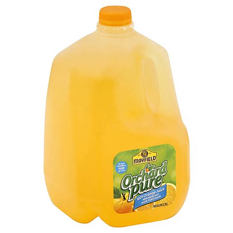 Orchard Pure 100 Orange Juice From Concentrate With Calcium 1 Gallon