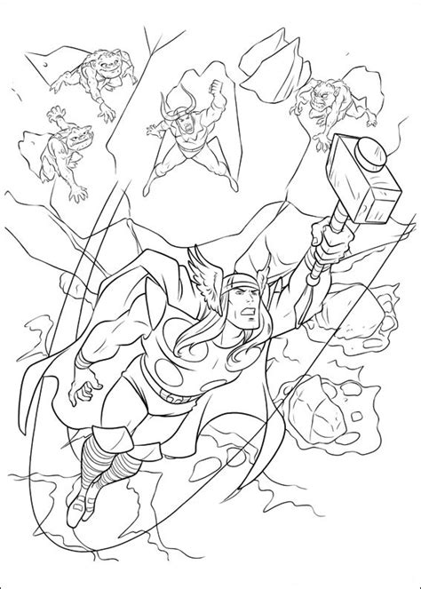 Free Printable Thor Coloring Pages For Kids