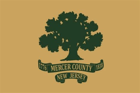 Aufkleber Mercer County New Jersey