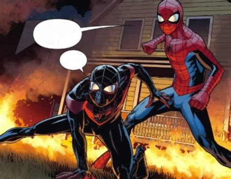 Image Miles Morales Earth 1610 And Peter Parker Earth 1610 From