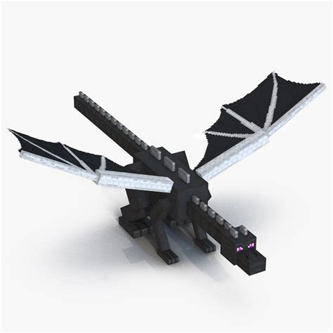 minecraft ender dragon rigged for maya 3d model 29 ma free3d