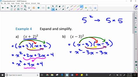 Expanding Binomials Part 4 Youtube