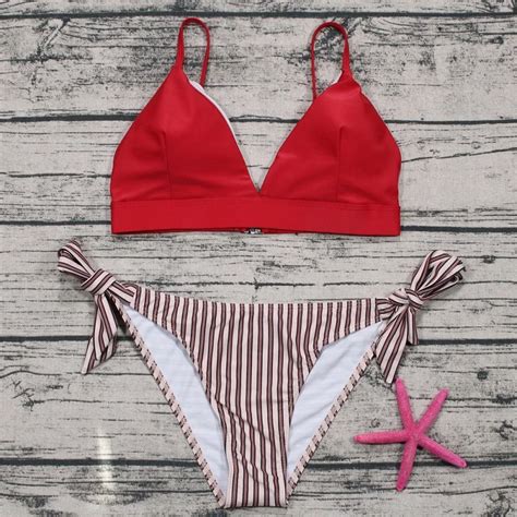 micro bikini 2018 new red swimwear women push up swimsuit brazilian bikini set thong bikinis