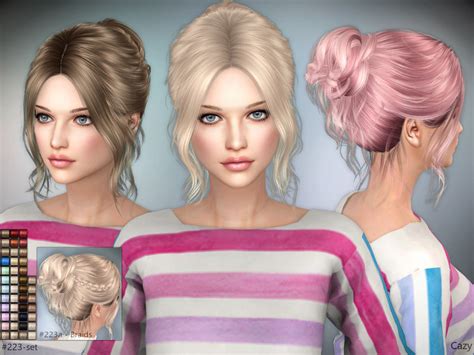 The Sims Resource Cindy Female Hairstyles Set