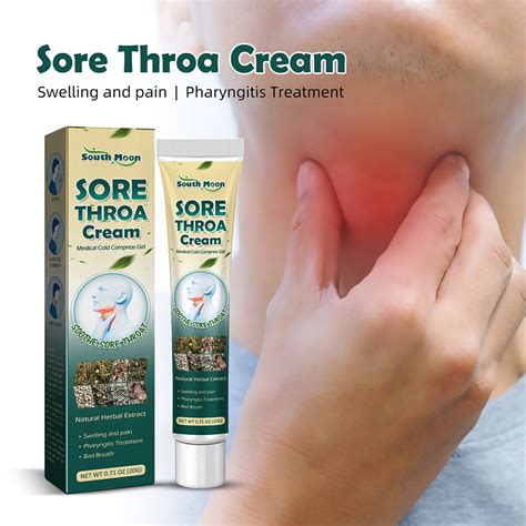 Sore Throat Moon Topical Throat Cough Cream For Relieve Throat
