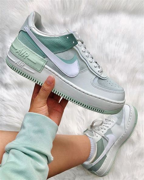 Custom Air Force 1 Shadow Mint Green Pistachio Frost Inspire Nike Air