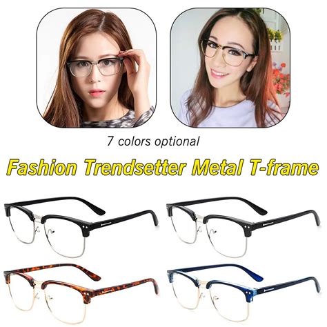 new retro vintage fake myopia eyeglasses clear lens eye glasses frames