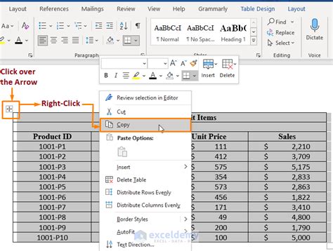 How To Convert Word Table To Excel Spreadsheet 6 Methods