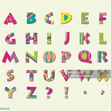 Colorful Alphabet High Res Vector Graphic Getty Images