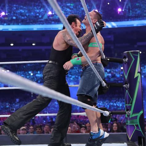 Wrestlemania 34 John Cena Vs The Undertaker Wwe Foto 41293925