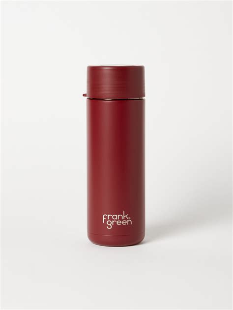 Frank Green Ceramic Reusable Bottle With Straw Lid And Strap Verishop