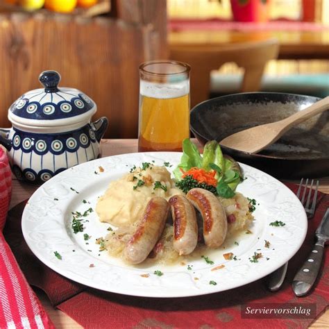Il purè di patate è una ricetta classica da imparare e utilizzare come jolly in qualsiasi occasione. DosenBistro™ Salsicce con cavolo e purè di patate (400g)