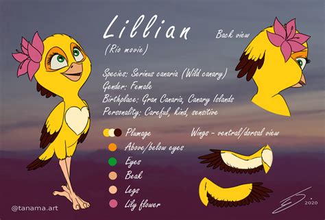 Lillian Reference Sheet By Tanamalioness On Deviantart