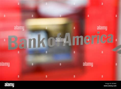 Bank Of America Sign Stock Photo Alamy