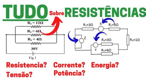 COMO CALCULAR a Resistência total a Corrente total e a Tensão potencia energia física