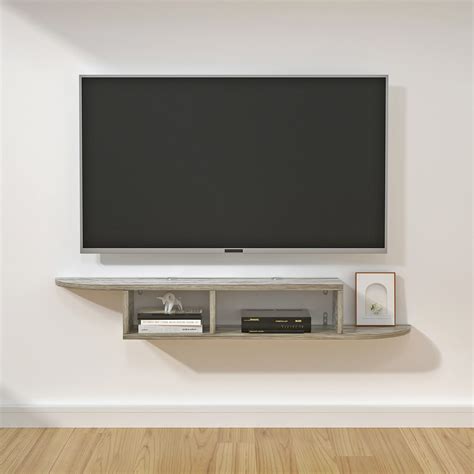 Buy Floating Tv Stand Wall Ed Entertainment Center And Cabinet Shelf