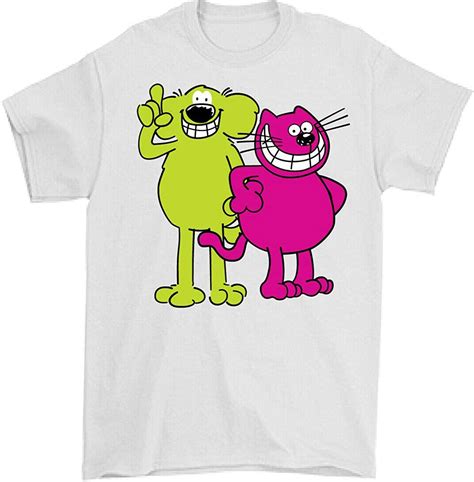 Roobarb And Custard T Shirt Mens Retro Cartoon Unisex Tee Top 70s 80s