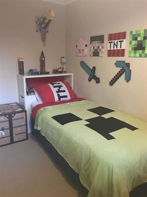 Diy Minecraft Bedroom Best Boys Bedroom Ideas For Teenager Tween