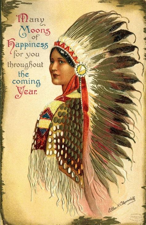 Native American Indian Warrior Princess Telegraph