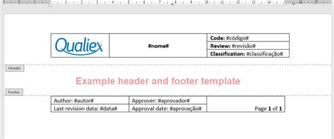 How To Create A Header And Footer Template In Word Printable Templates