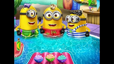 Minions Pool Party Games Video For Kids Hd Youtube