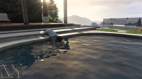 Gta V Franklin Is Gay Giving Blowjob To A Dude In The Pool Youtube