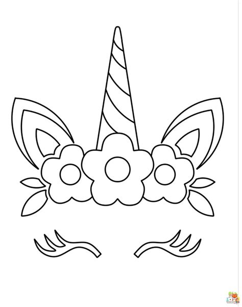 Enjoy Coloring Fun With Unicorn Horn Coloring Pages Coloringkiz