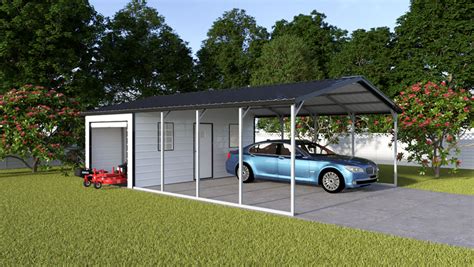 9 Appealing Metal Carport Shed Combo —